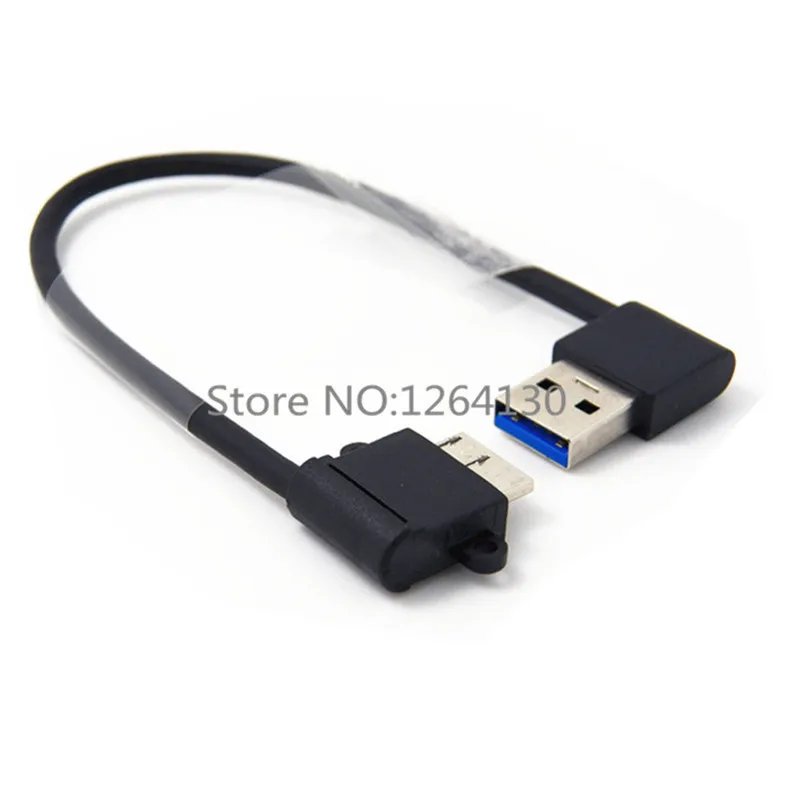 Прямоугольный 90 градусов USB 3 0 A папа к Micro B кабель для Galaxy Note3 N9000 N900 & S5 i9600 SSD|90 degree