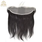 Кружевная передняя часть, прямой прозрачный, 13x4 и 4x4, неповрежденные бразильские человеческие волосы, Прозрачная Кружевная застежка естественного цвета