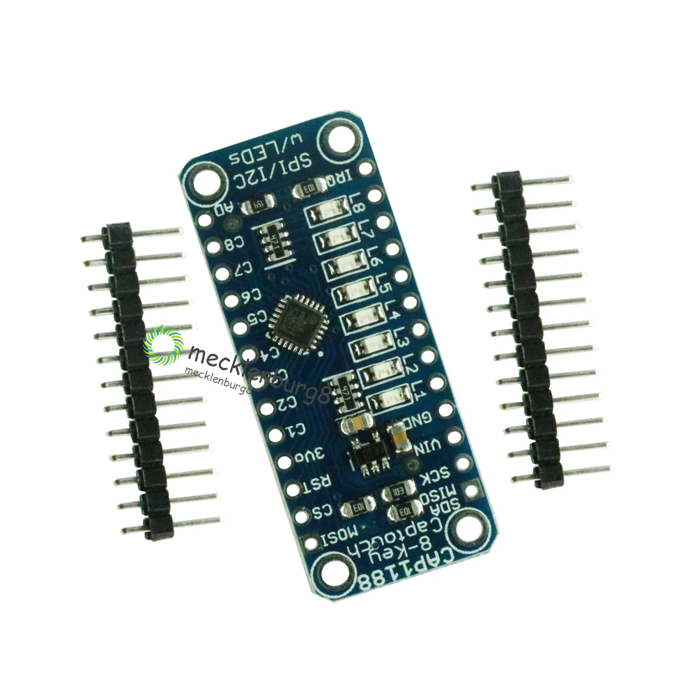 CAP1188 8 клавишный емкостный сенсорный модуль SPI I2C Captouch LED кнопок/ключевые
