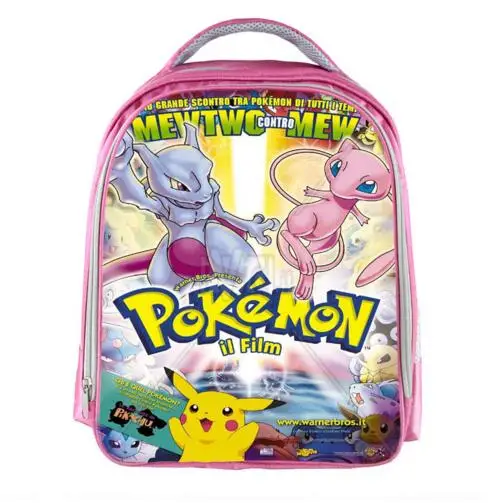Anime pokemon children School Bags Cartoon Pikachu Arceus Mew Charizard Kindergarten Backpack Girls Boys Schoolbag Kid Book Bag | Багаж и