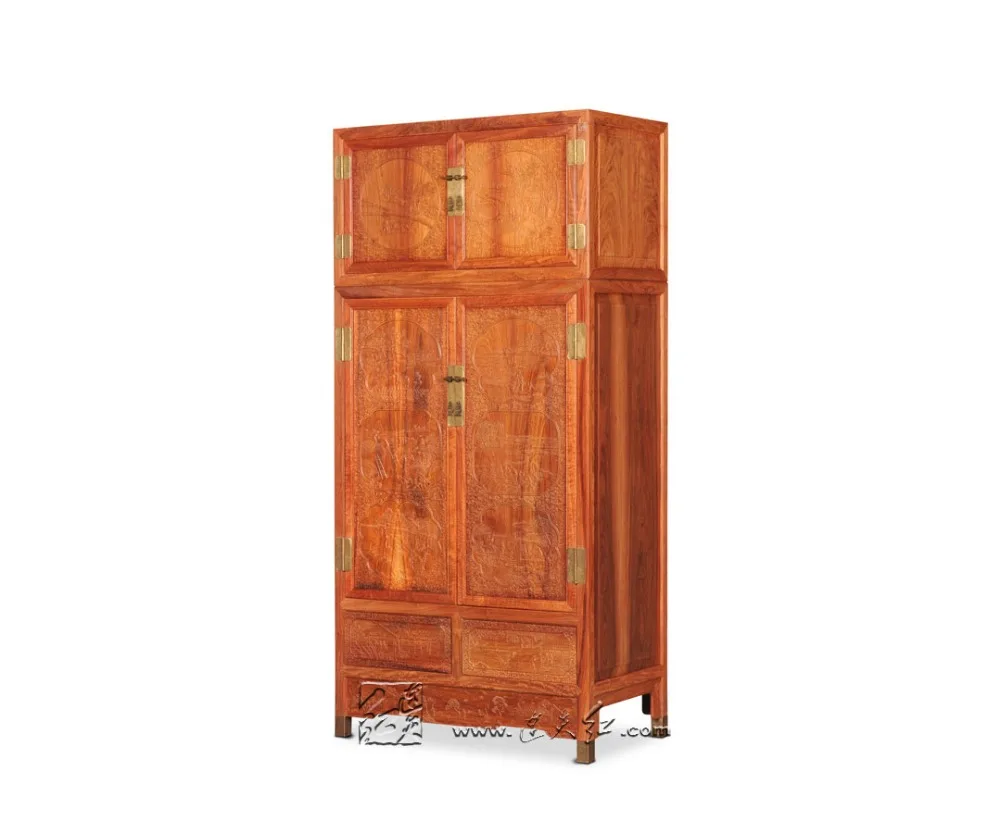 Шкаф из розового дерева антикварный шкаф для кровати домашней одежды массива