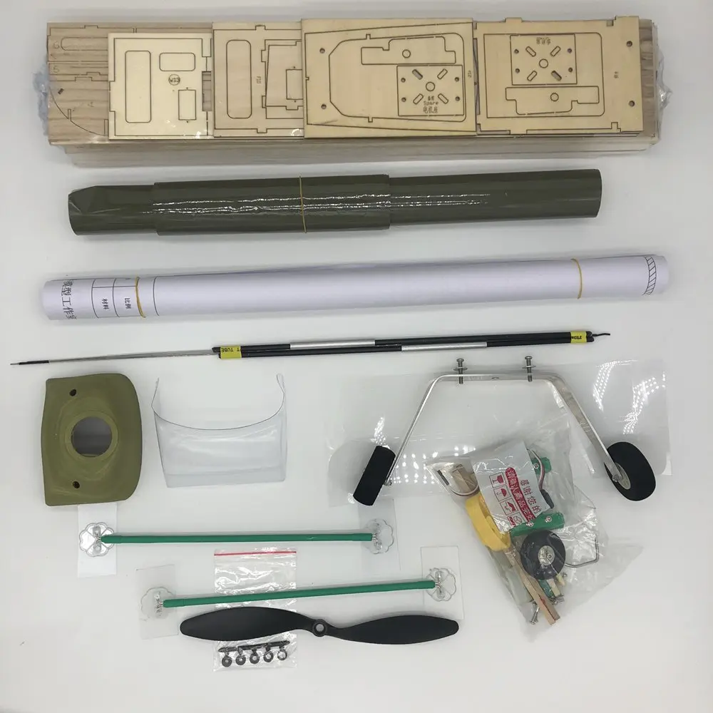 1200 мм DIY RC Самолет набор из пробкового дерева J3 Cub