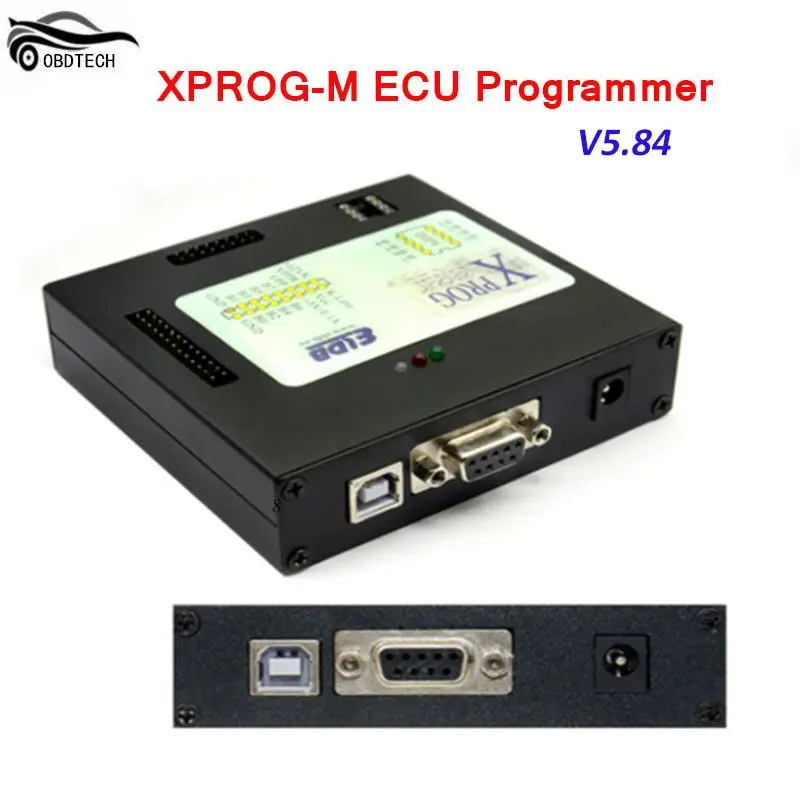 Лучшее качество Xprog 5 84 EEPROM IMMO ECU Программист Полный Адаптеры m коробка V5.8.4 Xprog5.84