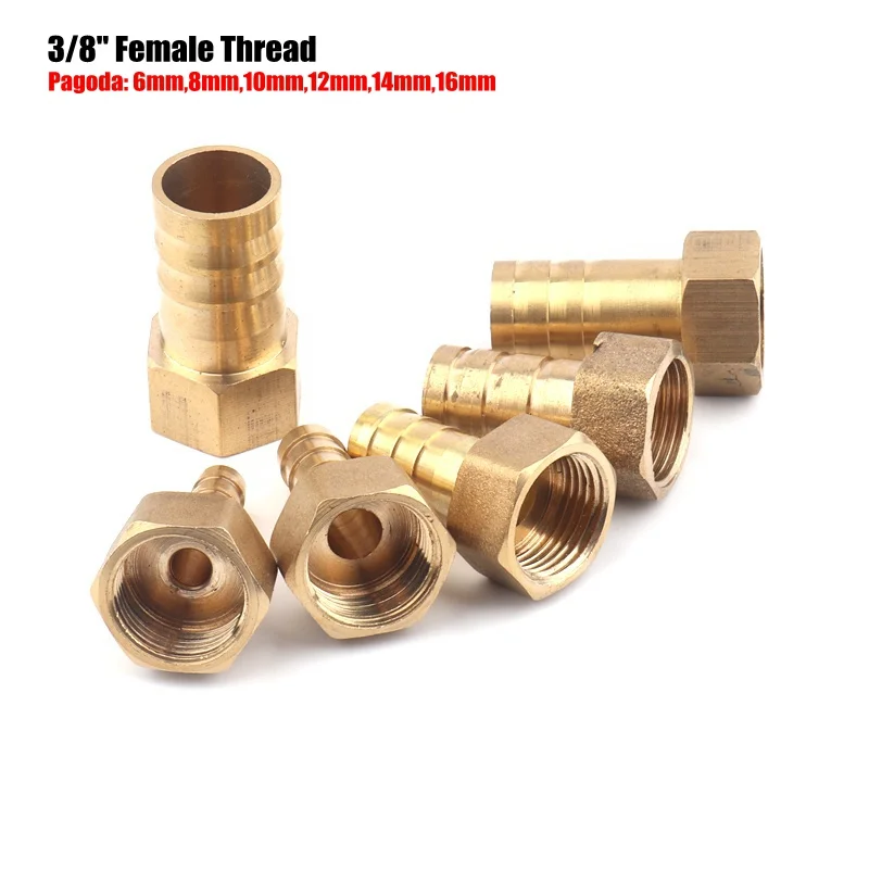 2 шт./лот 1/8 &quot2/8&quot 3/8 &quotгнездо 4-16 мм язычки латунные соединители ирригационный
