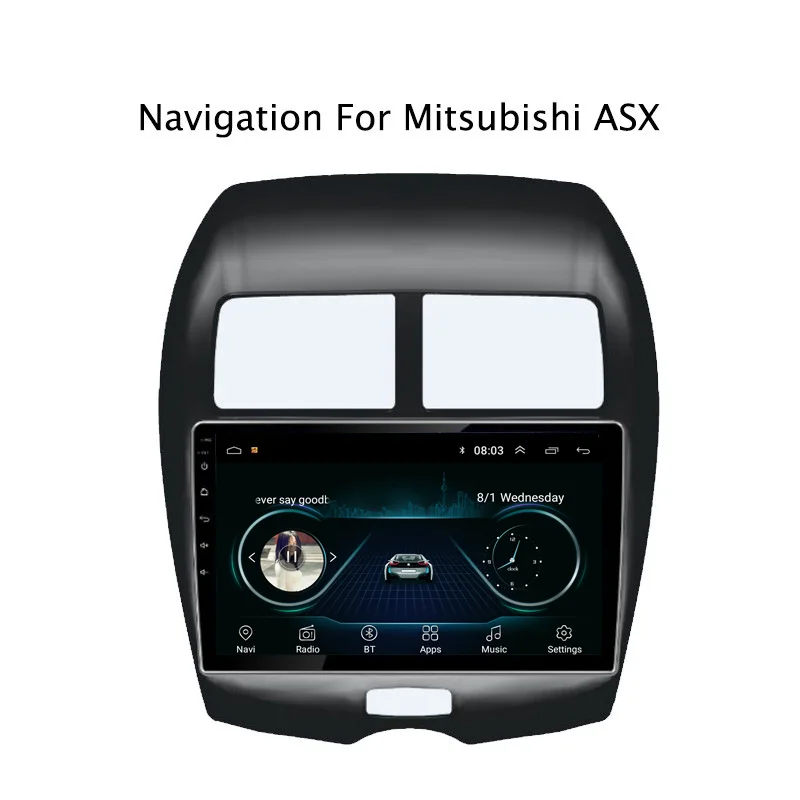 10 1 &quot2.5D IPS Android 8 автомобильный DVD GPS плеер для Mitsubishi ASX 2013 2014 2015 Радио стерео