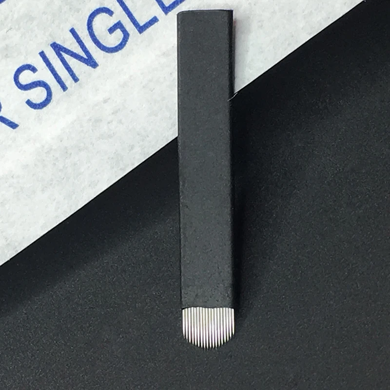 Новое поступление Lamina Tebori U 18 Microblading Pin 0,18 мм иглы татуировки перманентный макияж бровей вышивка лезвие ручка-держатель игл