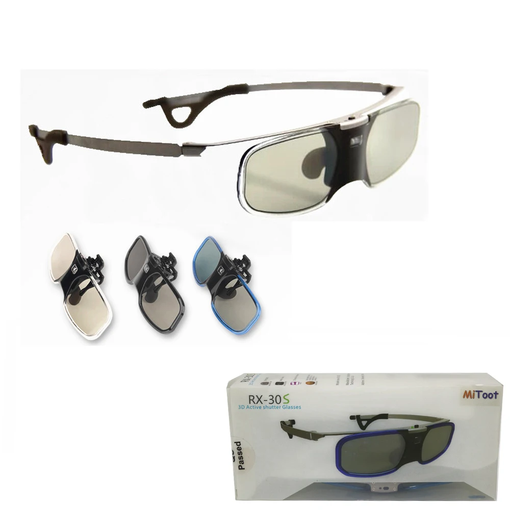 MITOOT 4 шт. активный затвор 3D DLP очки металлические ножки для BenQ/Z4/H1/G1/P1 LG гайки acer Optoma