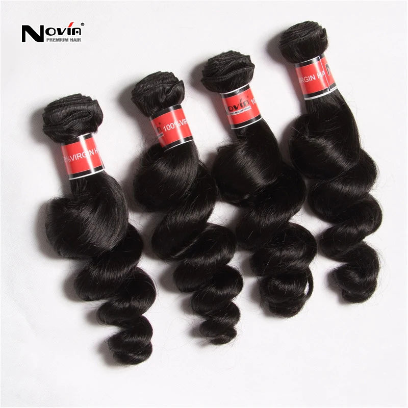 7А необработанные циндао горячая волос продукты 4 шт. перуанский освобождает