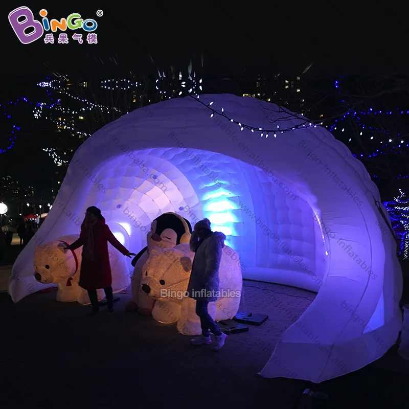 4X3 4X2 метра надувная палатка для кемпинга/открытый сад igloo/надувные купольные