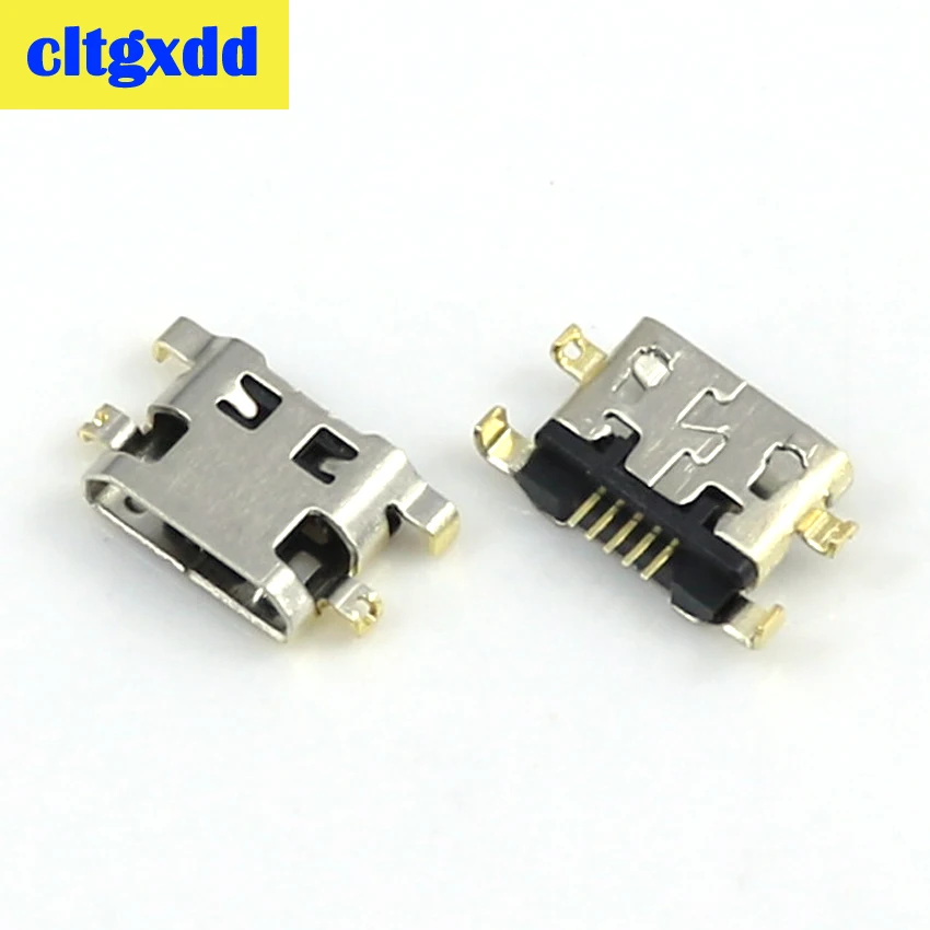 

cltgxdd Micro USB 5pin B type Female Connector For Alcatel 6035R Idol S 4033 Micro USB Jack Connector 5 pin Charging Socket port