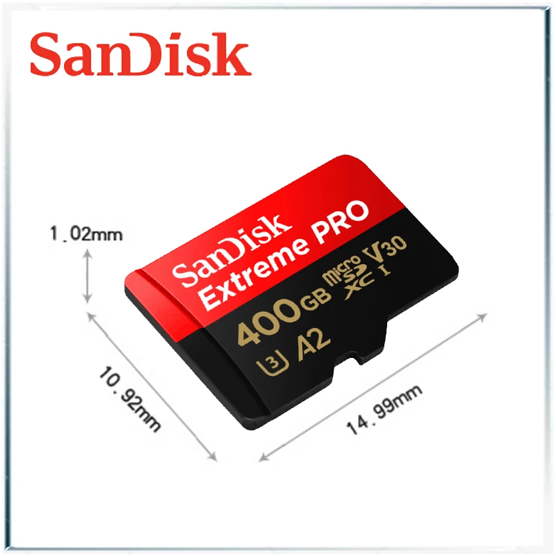 SANDISK Extreme Pro карта памяти 32 ГБ 256 Гб 400 512 Sandisk TF U3 A2 V30 Телефон Drone 3D 4K HD | Компьютеры и