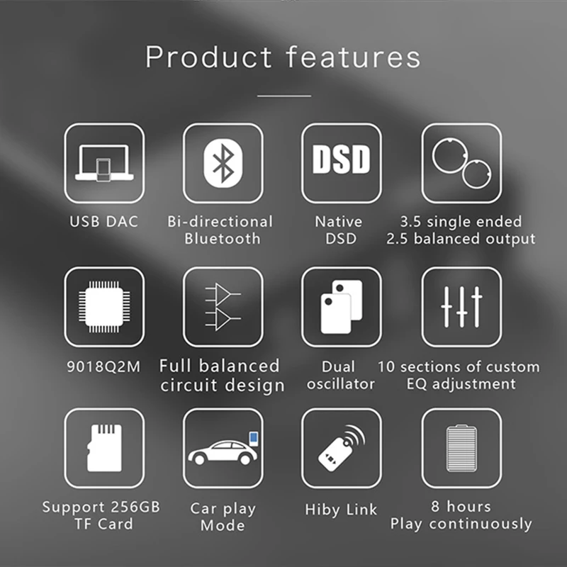XDuoo X20 32 бит 384 кГц портативный музыкальный плеер без потерь Bluetooth 4,1 HiFi MP3 плеер Поддержка родного DSD 2,5 мм сбалансированный выход