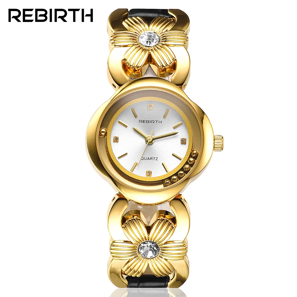 Fashion REBIRTH Brand Luxury Famous Quartz Watch Women Watches Ladies wristwatches Female Clocks Montre Femme Relogios Feminino | Наручные