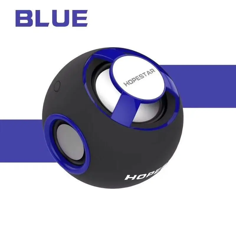 Hopestar H46 округлый дизайн Bluetooth динамик три ударная пленка беспроводной открытый