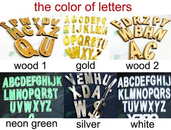 6 шт./лот оптовая продажа акриловые буквы специальные цифры с винтами для