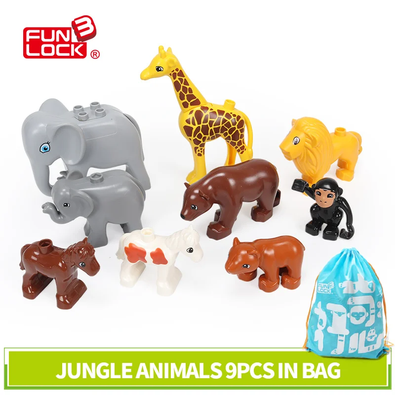 Набор игрушек Funlock Duplo для детей 9 шт./компл.|toys for|toys for kidsduplo toys |