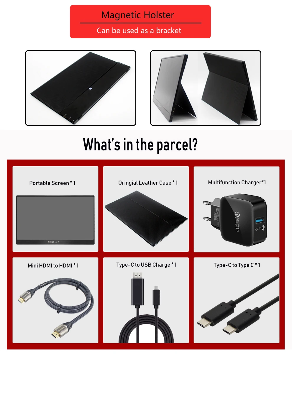15,6 дюймов портативный компьютерный дисплей монитор ЖК-экран USB C Дисплей для планшета ноутбука для xbox one для Macbooks