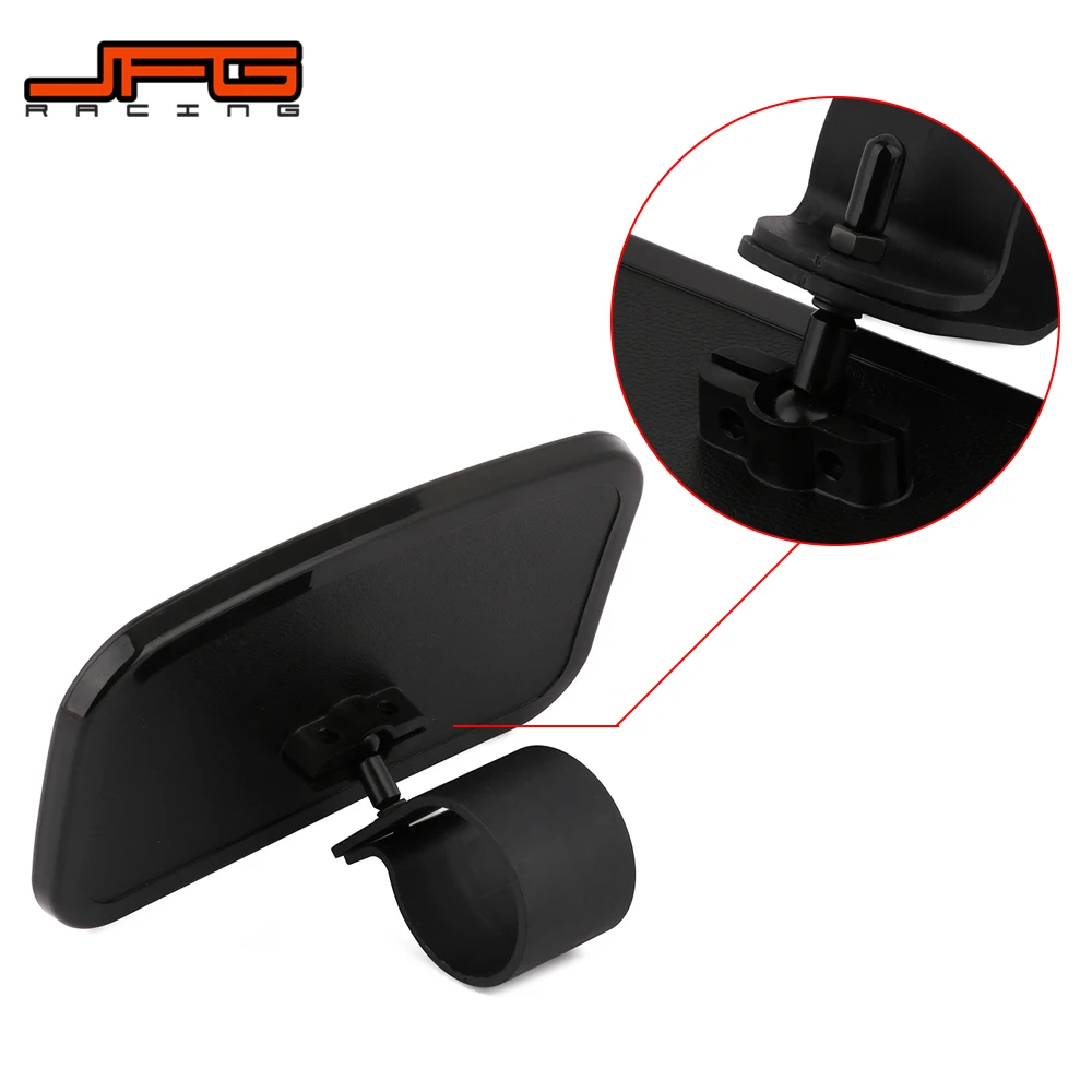 Motorcycle 55MM 45MM 35MM Black Rearview Mirrors Rear View Mirror For Polaris RZR 800 900 Ranger XP 700 Arctic Cat UTV | Автомобили и