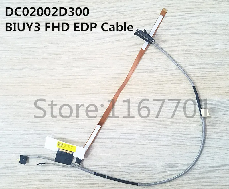 

Laptop/Notebook LCD/LED/LVDS Audio/video CABLE For Lenovo Yoga 710 710-14ISK 710-15 BIUY3 FHD EDP ASSY DC02002D300 Touch