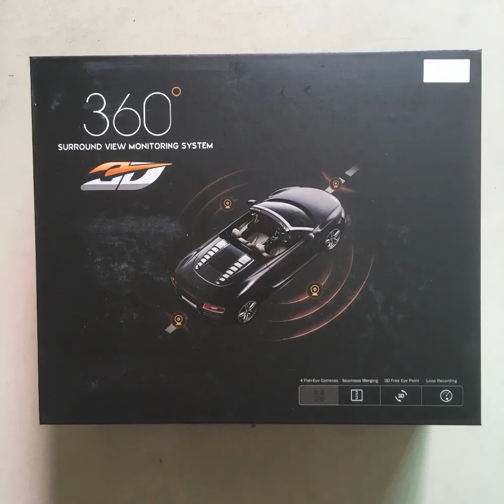 Система видеонаблюдения SVM 3D HD для автомобилей 4 камеры канальный