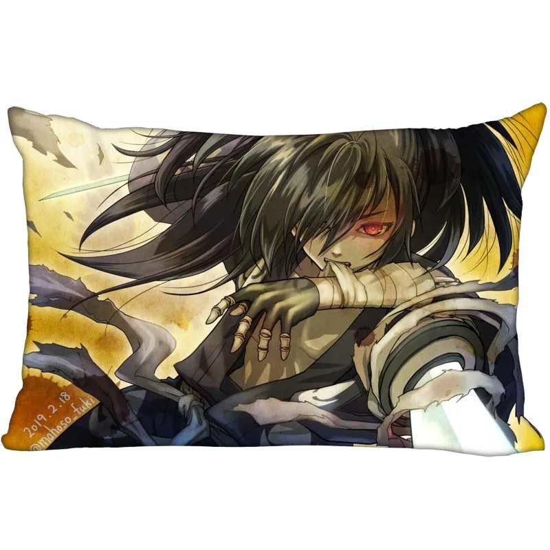 Крутые изготовленные на заказ Подушка Чехол Dororo Стиль Подушка Чехол 35X45 см один сторонами прямоугольного подушки пледы чехол для Спальня - Цвет: 25