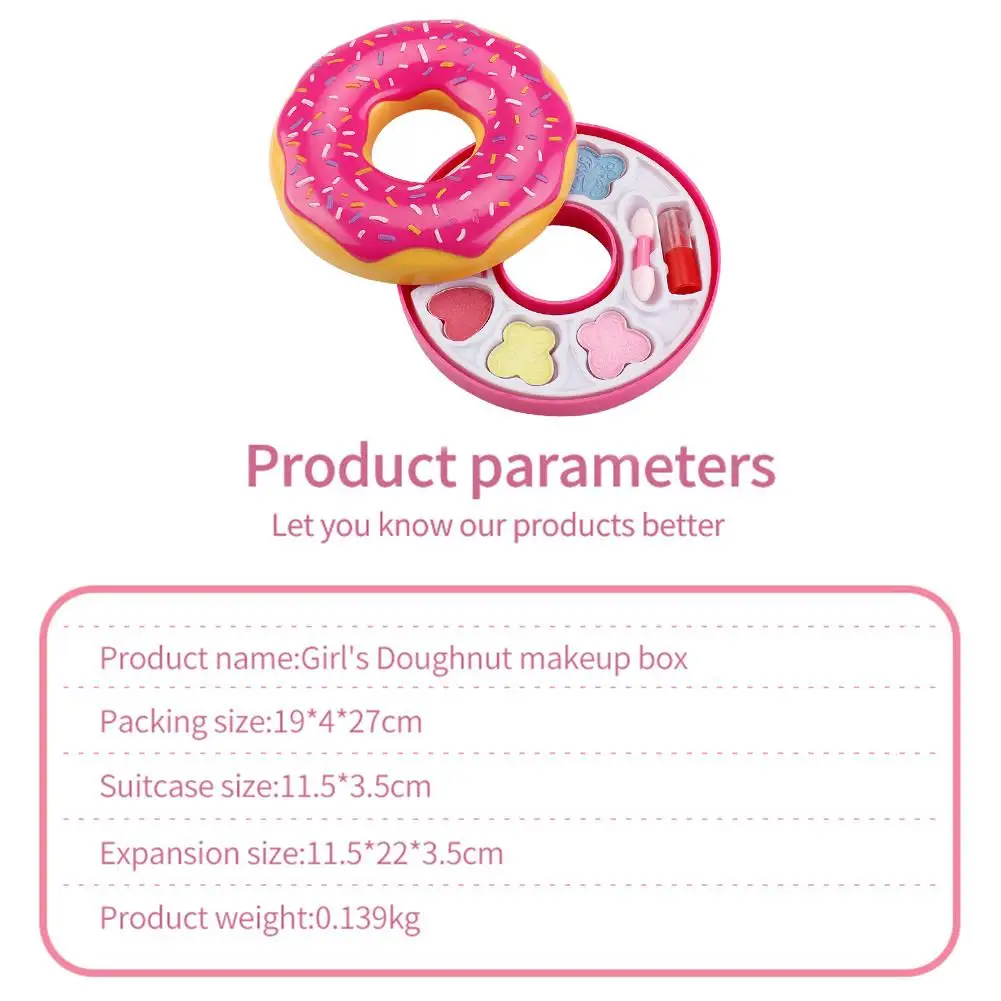 Игрушки для девочек набор косметики модный моющийся макияжа с вращающимся