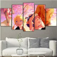 5 шт. плакат аниме горячее Аниме Наруто Tableau Peinture сюр Toile Холст Плакаты с живописью и принты гостиная Прямая