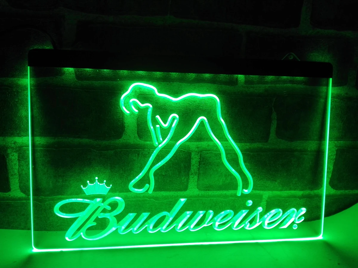 LE133- Budweiser экзотический танцор Стриппер бар световой знак домашний декор ремесла |