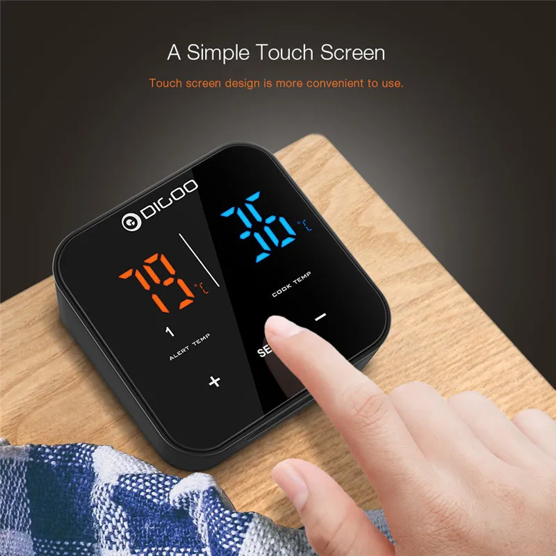 Digoo DG FT2303, три канала, умный bluetooth, приложение, управление, термометр для барбекю, Кухонный Термометр для приготовления пищи, для автоматизации умного дома