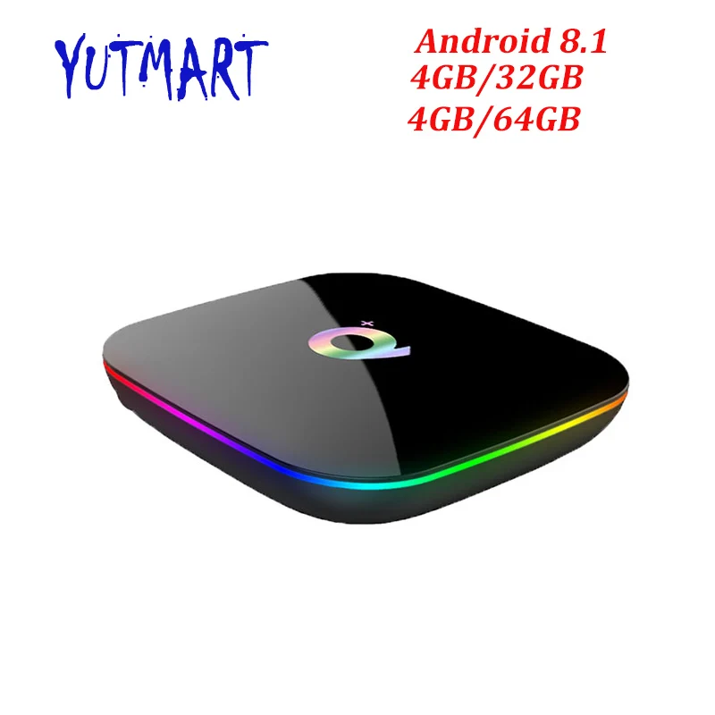 Q PLUS Android 9 0 ТВ приставка Allwinner H6 Смарт медиаплеер 4 Гб RAM 32 64 ROM 2 4G WIFI 4K TV BOX PK X96