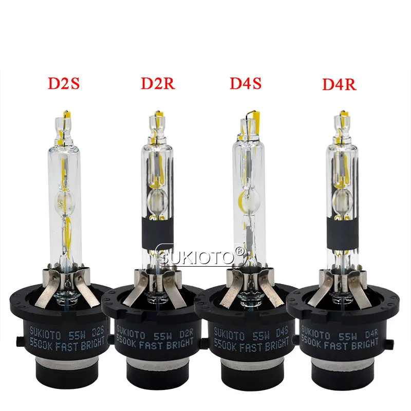 Оригинальный ксеноновый комплект SUKIOTO D4S 55 Вт 5500K быстрая яркость d4s ксенонового