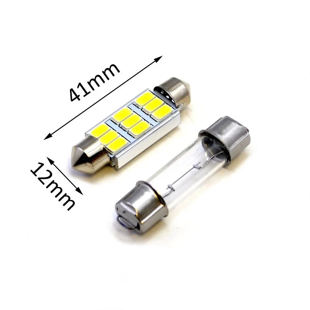 31/36/39/41 мм 5730SMD Светодиодный Фонари на крышу автомобиля Festoon COB Celling номерной знак