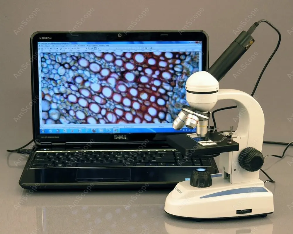 Студенческий составной Микроскоп товары AmScope 40X 1000X домашний школьный