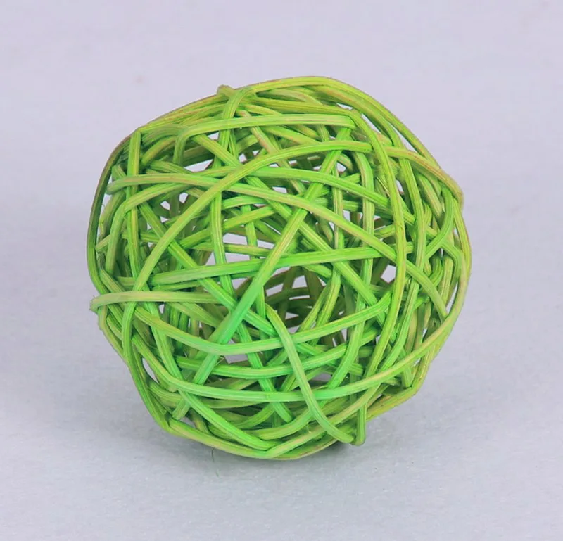 20 шт./лот 3 см красочные Ротанговые шарики DIY Sepak Мячи takraw Рождественские Свадебные