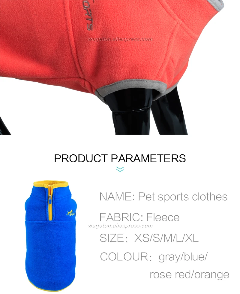 Одежда для собак, зимнее простое флисовое пальто для питомцев, зимний комбинезон, теплая куртка для щенков, верхняя одежда для маленьких, средних и больших собак