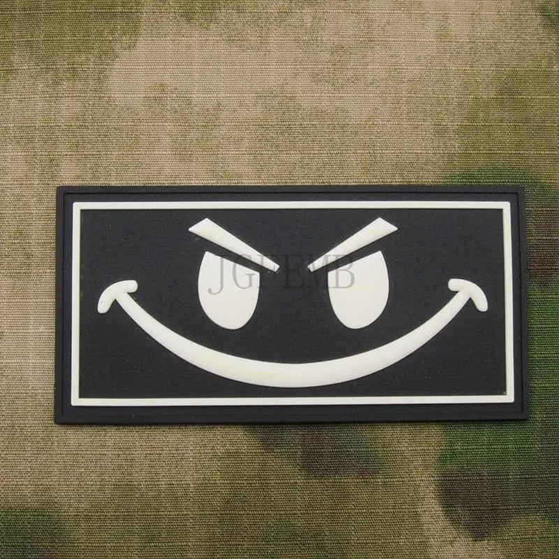Черная Devgru SealTeam Smiley Face Военная тактика для поднятия морального духа 3D ПВХ патч
