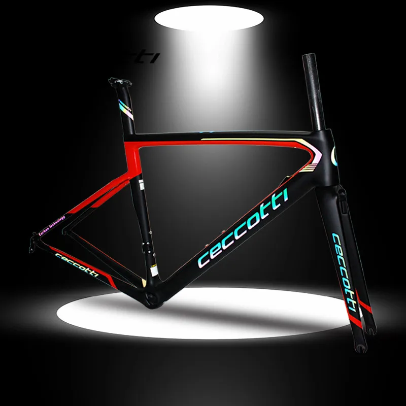 Углеродная рама для велосипеда JERF19 CECCOTTI carbon T800 PF30 дорожный велосипед arbon дороги Di2