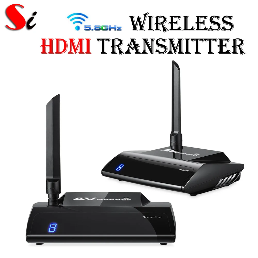 5 8 ГГц HDMI беспроводной передатчик диапазон 300 метров ИК удлинитель PAT 580|wireless