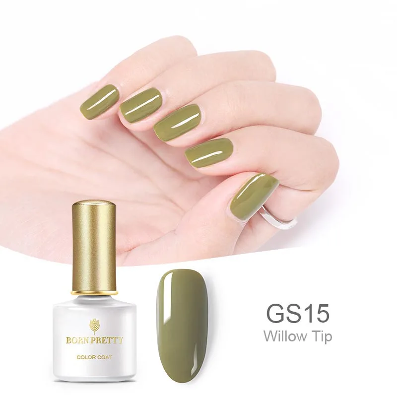 Born Pretty Гель-лак для ногтей для маникюра УФ Цвета Vernis Полупостоянный Гибридный гвоздь лак для ногтей - Цвет: BP-GS015