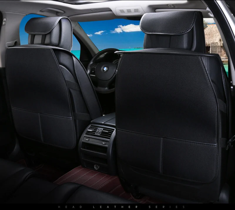 Универсальные льняные чехлы для сидений автомобиля Forlada44vu pickuptrucktotall datsun mido ondo