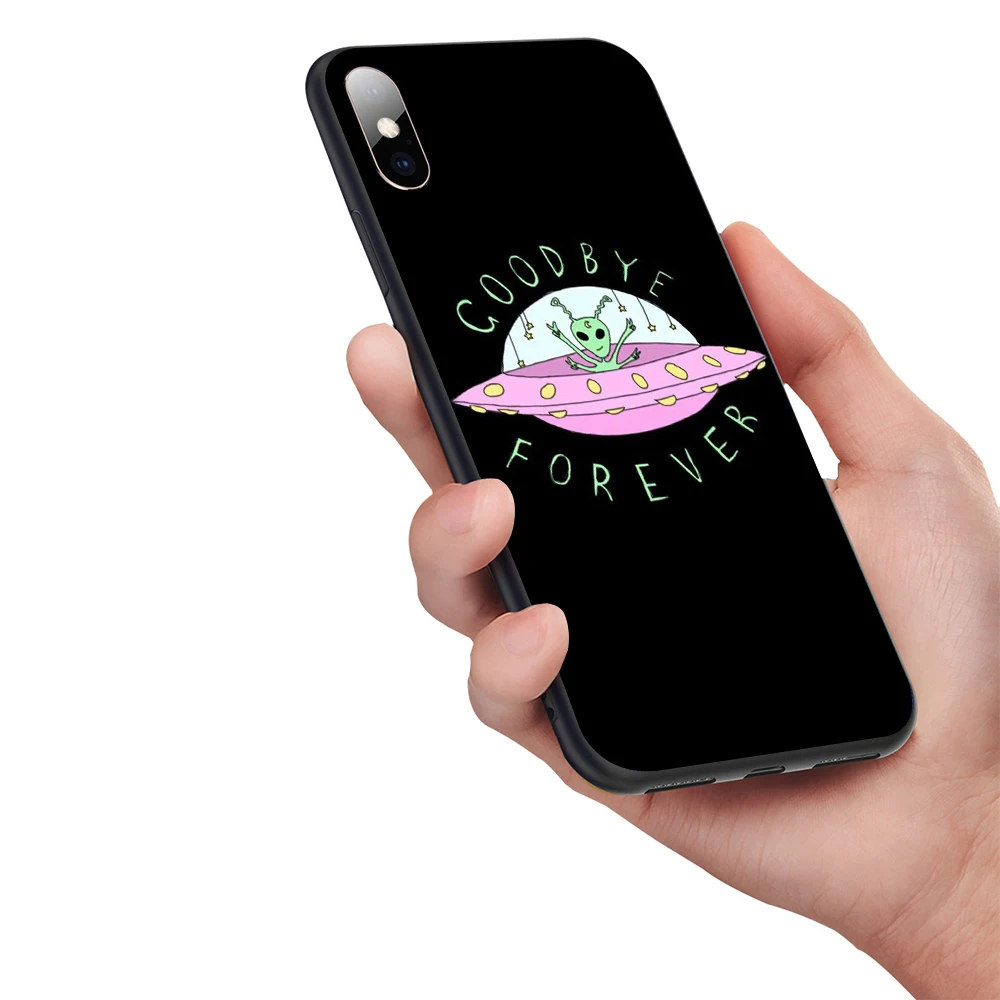 WEBBEDEPP чехол из ТПУ с инопланетянами НЛО для Apple iPhone 6 6S 7 8 Plus 5 5S SE X XS MAX XR мягкий |
