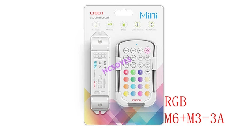 LTECH M1 M2 M3 M5 M6 M7 CT RGB RF беспроводной пульт дистанционного 3A CV постоянный приемник