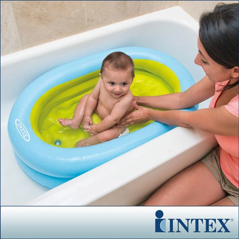 Бассейн надувной Тип Intex детский бассейн набор надувные детские ванночки плавательный бассейн с ручным насосом