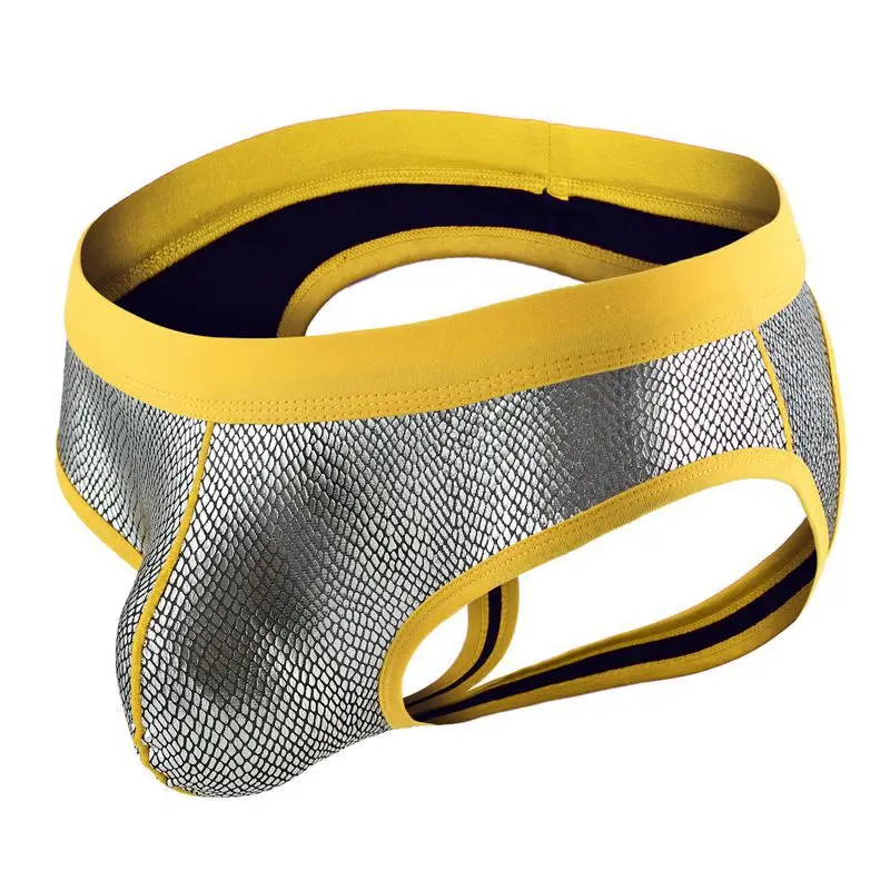 Мужские трусы джоки стринги с U-образным выпуклым карманом черные танга