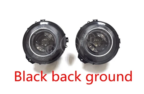 Black background W464 19 вид фары фара для w463 G-CLASS W463 G63/G65/G55/G500 старый на 1990-2017y - Цвет: Black background