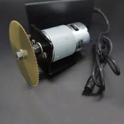 Электродвигатель постоянного тока 24 В + лезвие 50 мм с адаптером питания