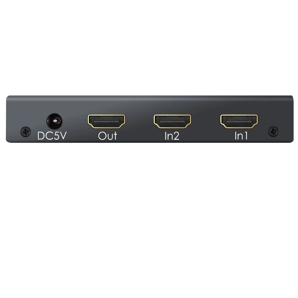 Proster преобразователь аудиосигнала HDMI 2x1 HDMI 2,0 переключатель с аудио экстрактором поддержка 4K@ 60Hz пульт дистанционного управления Blu-Ray плеер Xbox One