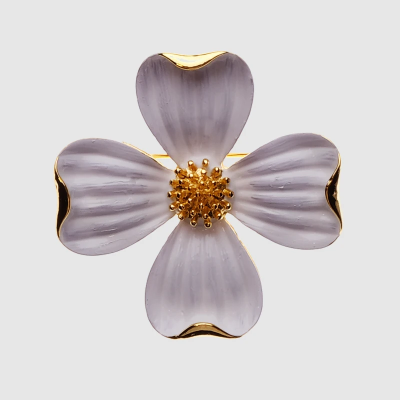 Бутик Amorita Модный новый дизайн белый цветок броши|brooch designer|designer broochflower brooch |