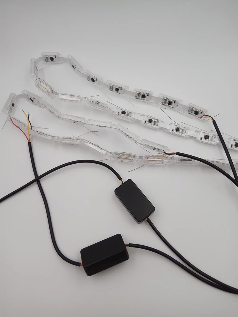 1 комплект автомобилей гибкие горки светодиодный Knight Rider полосы светильник для