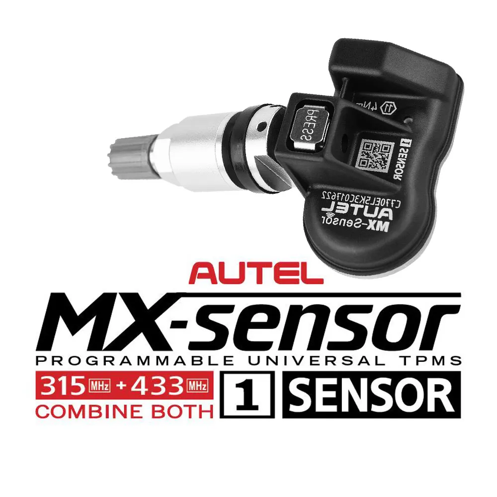AUTEL 2 в 1 TPMS Датчик 433 315 МГц MX датчик давления шинах контроля автомобильный